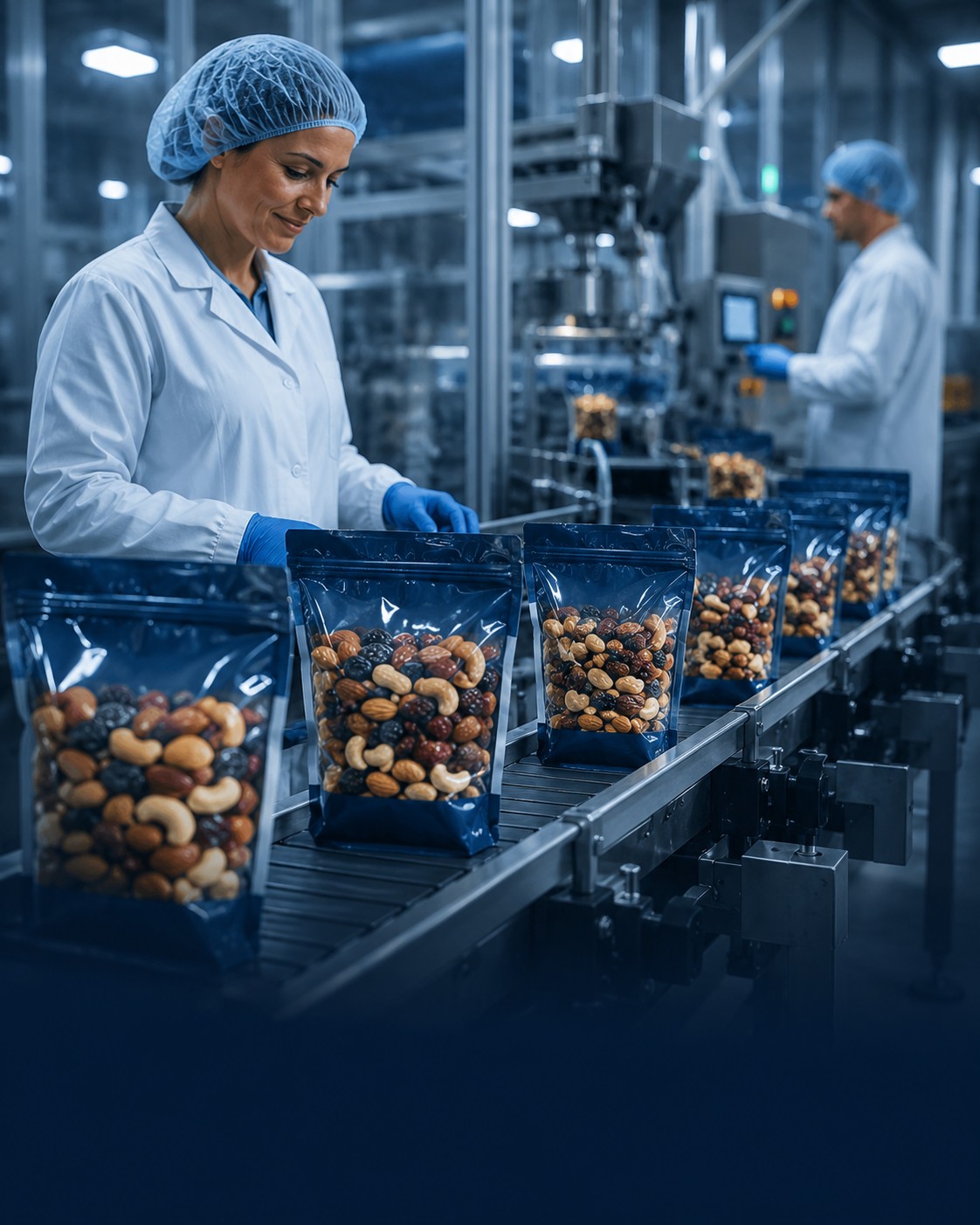 Snack production